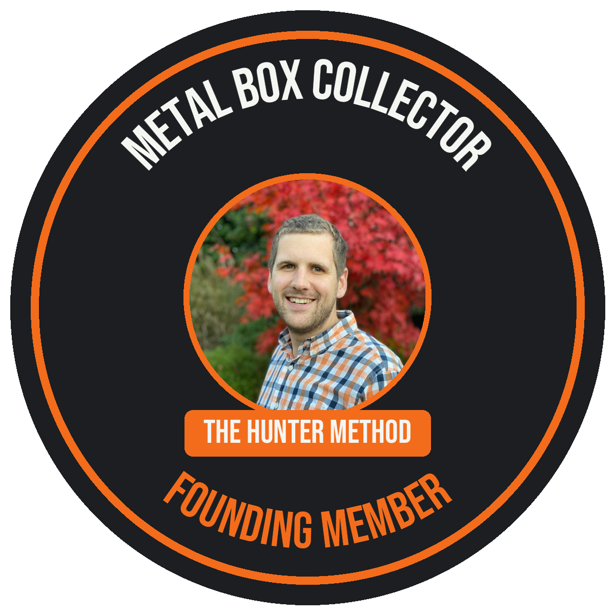 Metal Box Collector founding member badge